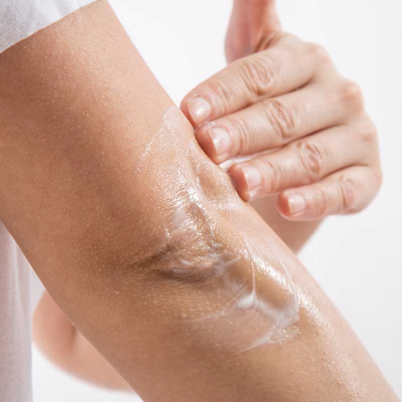 Modern Alchemy Botanical CBD Salve Application
