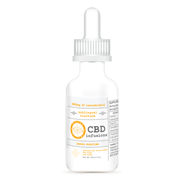 Lemon Sunrise Tincture 3000mg of CBD